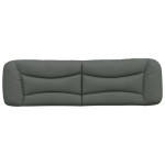 vidaXL Pernă pentru tăblie de pat, gri închis, 180 cm, material textil vidaXL Pernă pentru tăblie de pat, gri închis, 180 cm, material textil