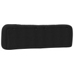 vidaXL Pernă pentru tăblie de pat, negru, 180 cm, material textil vidaXL Pernă pentru tăblie de pat, negru, 180 cm, material textil