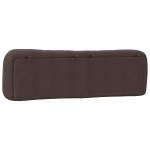 vidaXL Pernă pentru tăblie de pat maro închis, 180 cm, material textil vidaXL Pernă pentru tăblie de pat maro închis, 180 cm, material textil
