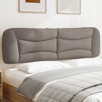 vidaXL Pernă pentru tăblie de pat, gri taupe, 180 cm, material textil vidaXL Pernă pentru tăblie de pat, gri taupe, 180 cm, material textil