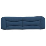vidaXL Pernă pentru tăblie de pat, albastru, 180 cm, material textil vidaXL Pernă pentru tăblie de pat, albastru, 180 cm, material textil