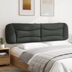 vidaXL Pernă pentru tăblie de pat, gri închis, 200 cm, material textil vidaXL Pernă pentru tăblie de pat, gri închis, 200 cm, material textil