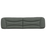 vidaXL Pernă pentru tăblie de pat, gri închis, 200 cm, material textil vidaXL Pernă pentru tăblie de pat, gri închis, 200 cm, material textil