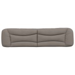 vidaXL Pernă pentru tăblie de pat, gri taupe, 200 cm, material textil vidaXL Pernă pentru tăblie de pat, gri taupe, 200 cm, material textil