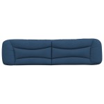 vidaXL Pernă pentru tăblie de pat, albastru, 200 cm, material textil vidaXL Pernă pentru tăblie de pat, albastru, 200 cm, material textil