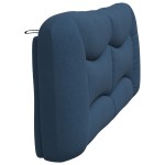 vidaXL Pernă pentru tăblie de pat, albastru, 200 cm, material textil vidaXL Pernă pentru tăblie de pat, albastru, 200 cm, material textil