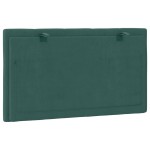 vidaXL Pernă tăblie de pat, Hanko, verde, 80 cm, catifea