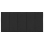 vidaXL Pernă tăblie de pat, Hanko, negru, 100 cm, catifea