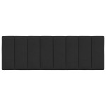 vidaXL Pernă tăblie de pat, Hanko, negru, 120 cm, catifea