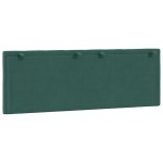 vidaXL Pernă tăblie de pat, Hanko, verde, 140 cm, catifea