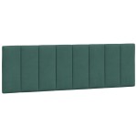 vidaXL Pernă tăblie de pat, Hanko, verde, 160 cm, catifea