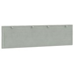vidaXL Pernă tăblie de pat, Hanko, gri deschis, 180 cm, catifea