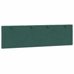 vidaXL Pernă tăblie de pat, Hanko, verde, 180 cm, catifea