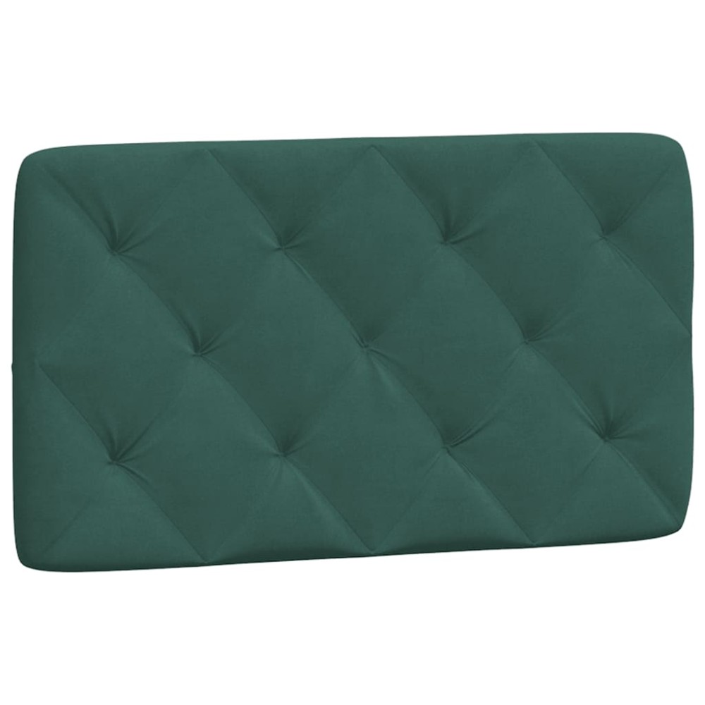 vidaXL Pernă tăblie de pat, verde, 90 cm, catifea