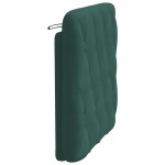 vidaXL Pernă tăblie de pat, verde, 90 cm, catifea