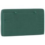 vidaXL Pernă tăblie de pat, verde, 90 cm, catifea