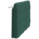 vidaXL Pernă tăblie de pat, verde, 120 cm, catifea