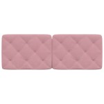 vidaXL Pernă tăblie de pat, roz, 140 cm, catifea