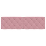 vidaXL Pernă tăblie de pat, roz, 160 cm, catifea