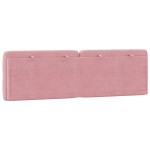 vidaXL Pernă tăblie de pat, roz, 160 cm, catifea