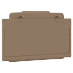 vidaXL Pernă pentru tăblie pat, Viana, cappuccino, 80 cm, piele artificială