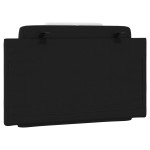 vidaXL Pernă pentru tăblie pat, Viana, negru și alb, 80 cm, piele artificială