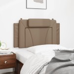 vidaXL Pernă pentru tăblie pat, cappuccino, 100 cm, piele artificială vidaXL Pernă pentru tăblie pat, cappuccino, 100 cm, piele artificială