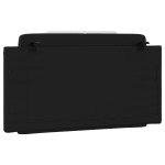 vidaXL Pernă pentru tăblie pat, Viana, negru și alb, 100cm, piele artificială