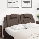 vidaXL Pernă pentru tăblie pat, Viana, maro, 120 cm, piele artificială