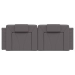 vidaXL Pernă pentru tăblie, Viana, gri, 120 cm, piele artificială