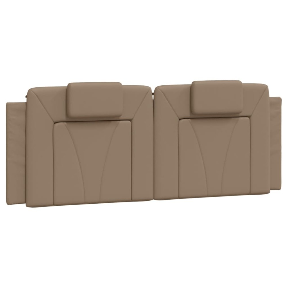 vidaXL Pernă pentru tăblie pat, cappuccino, 120 cm, piele artificială