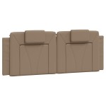 vidaXL Pernă pentru tăblie pat, cappuccino, 120 cm, piele artificială