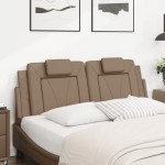 vidaXL Pernă pentru tăblie pat, cappuccino, 120 cm, piele artificială