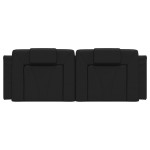 vidaXL Pernă pentru tăblie pat, Viana, negru, 140 cm, piele artificială