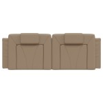 vidaXL Pernă pentru tăblie de pat, cappuccino 140 cm piele artificială