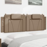vidaXL Pernă pentru tăblie pat, cappuccino, 160 cm, piele artificială