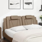 vidaXL Pernă pentru tăblie pat, cappuccino, 160 cm, piele artificială