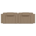 vidaXL Pernă pentru tăblie pat, cappuccino, 160 cm, piele artificială