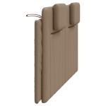 vidaXL Pernă pentru tăblie pat, cappuccino, 160 cm, piele artificială
