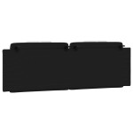 vidaXL Pernă pentru tăblie pat, Viana, negru și alb, 160cm, piele artificială