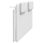 vidaXL Pernă pentru tăblie pat, alb, 180 cm, piele artificială vidaXL Pernă pentru tăblie pat, alb, 180 cm, piele artificială