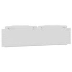 vidaXL Pernă pentru tăblie pat, alb, 200 cm, piele artificială vidaXL Pernă pentru tăblie pat, alb, 200 cm, piele artificială