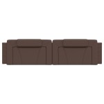 vidaXL Pernă pentru tăblie pat, Viana, maro, 200 cm, piele artificială