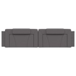 vidaXL Pernă pentru tăblie, Viana, gri, 200 cm, piele artificială