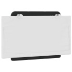 vidaXL Pernă pentru tăblie pat, Zadar, negru și alb, 80 cm, piele artificială