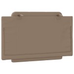 vidaXL Pernă pentru tăblie pat, Zadar, cappuccino, 90 cm, piele artificială