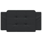 vidaXL Pernă pentru tăblie pat, Zadar, negru, 100 cm, piele artificială
