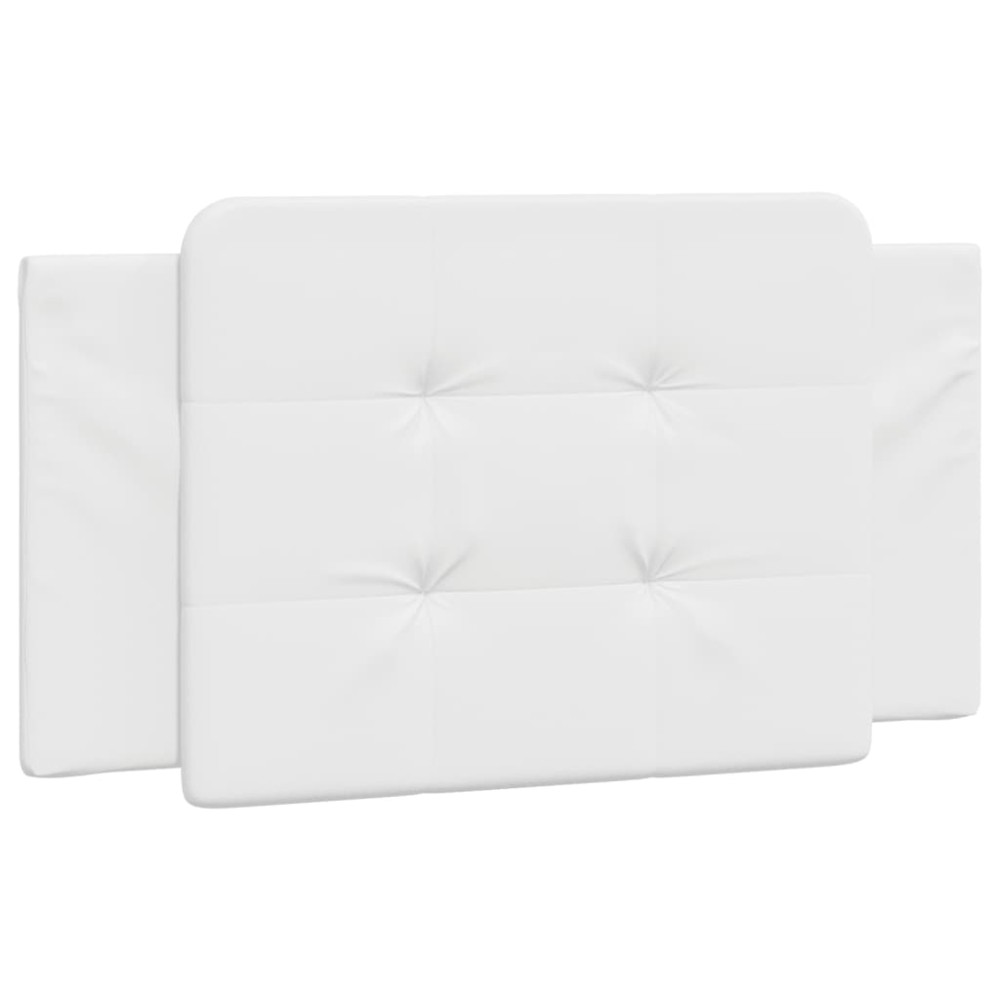 vidaXL Pernă pentru tăblie pat, alb, 100 cm, piele artificială