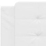vidaXL Pernă pentru tăblie pat, alb, 100 cm, piele artificială