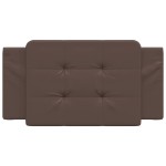 vidaXL Pernă pentru tăblie pat, Zadar, maro, 100 cm, piele artificială